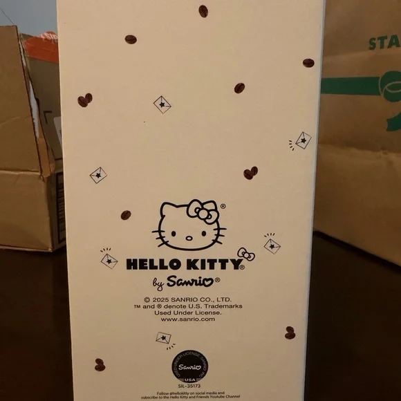 Starbucks Hello Kitty 2025 limited edition boxed plush - Picture 3 of 4